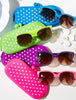 Fun Fashion Sunglasses & Matching Polka Dot Case